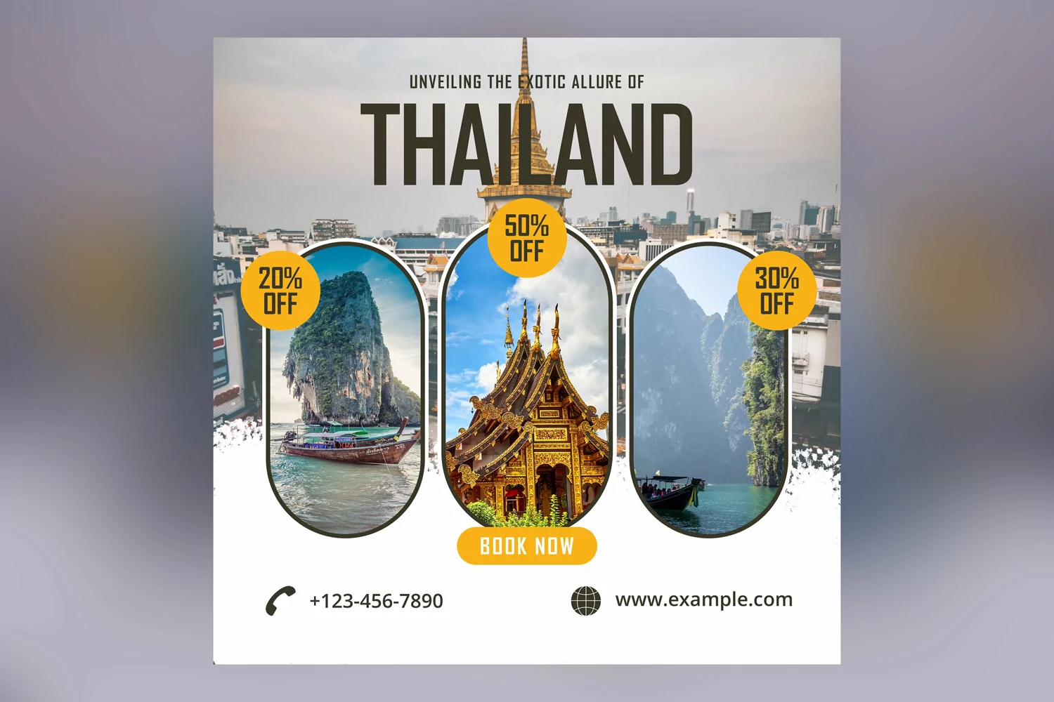 Explore the world travel and adventure sale banner design product image 1