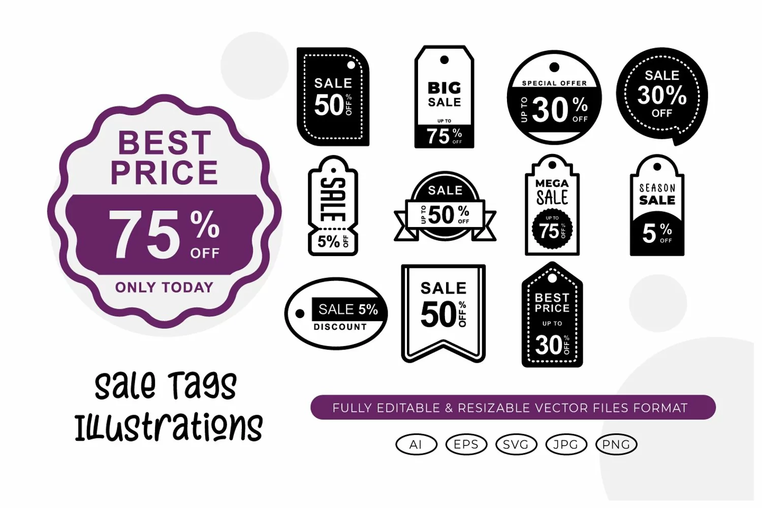Sale Tags Illustrations product image 1