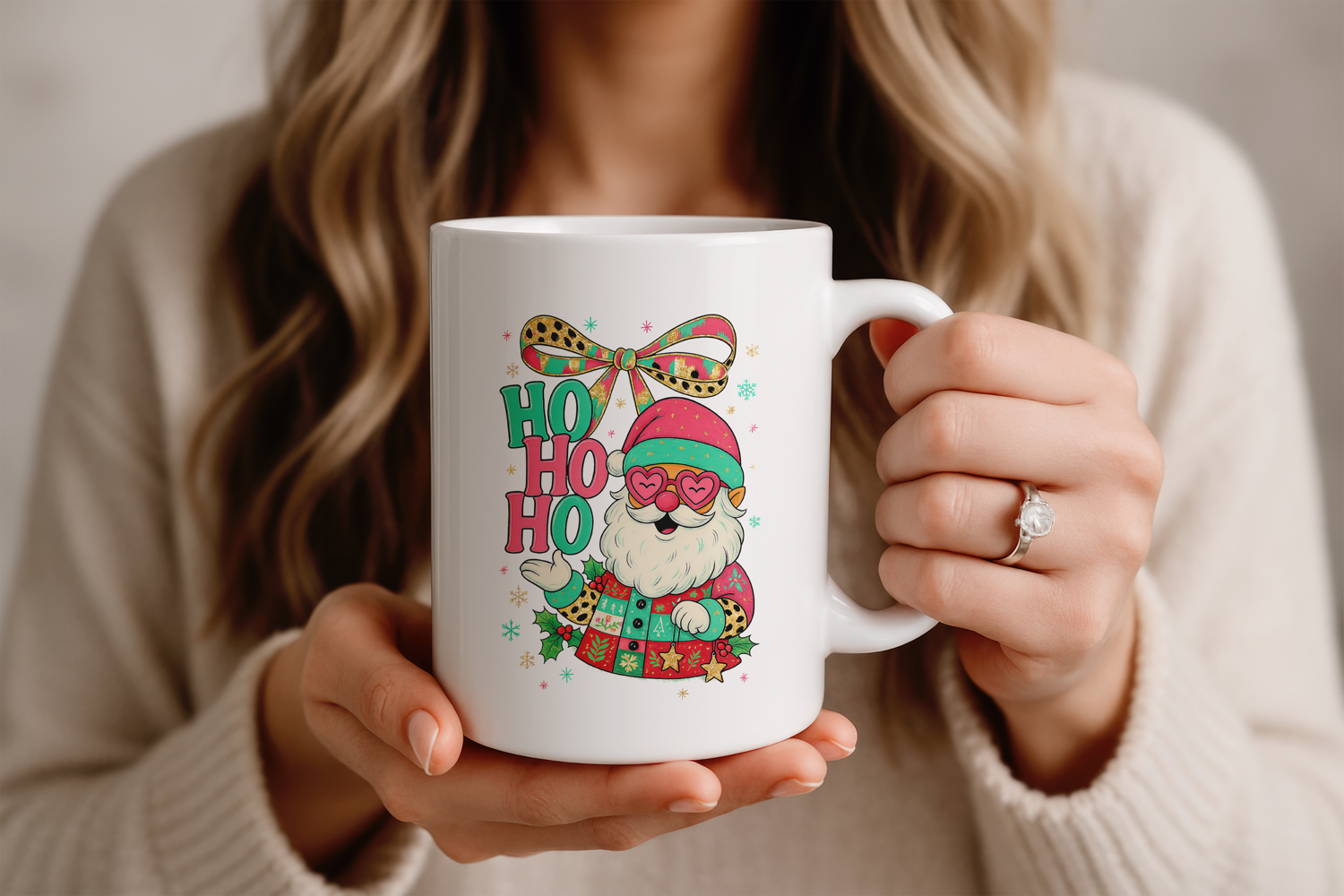Festive Christmas Sublimation PNG | Funny Holiday Clipart product image 1