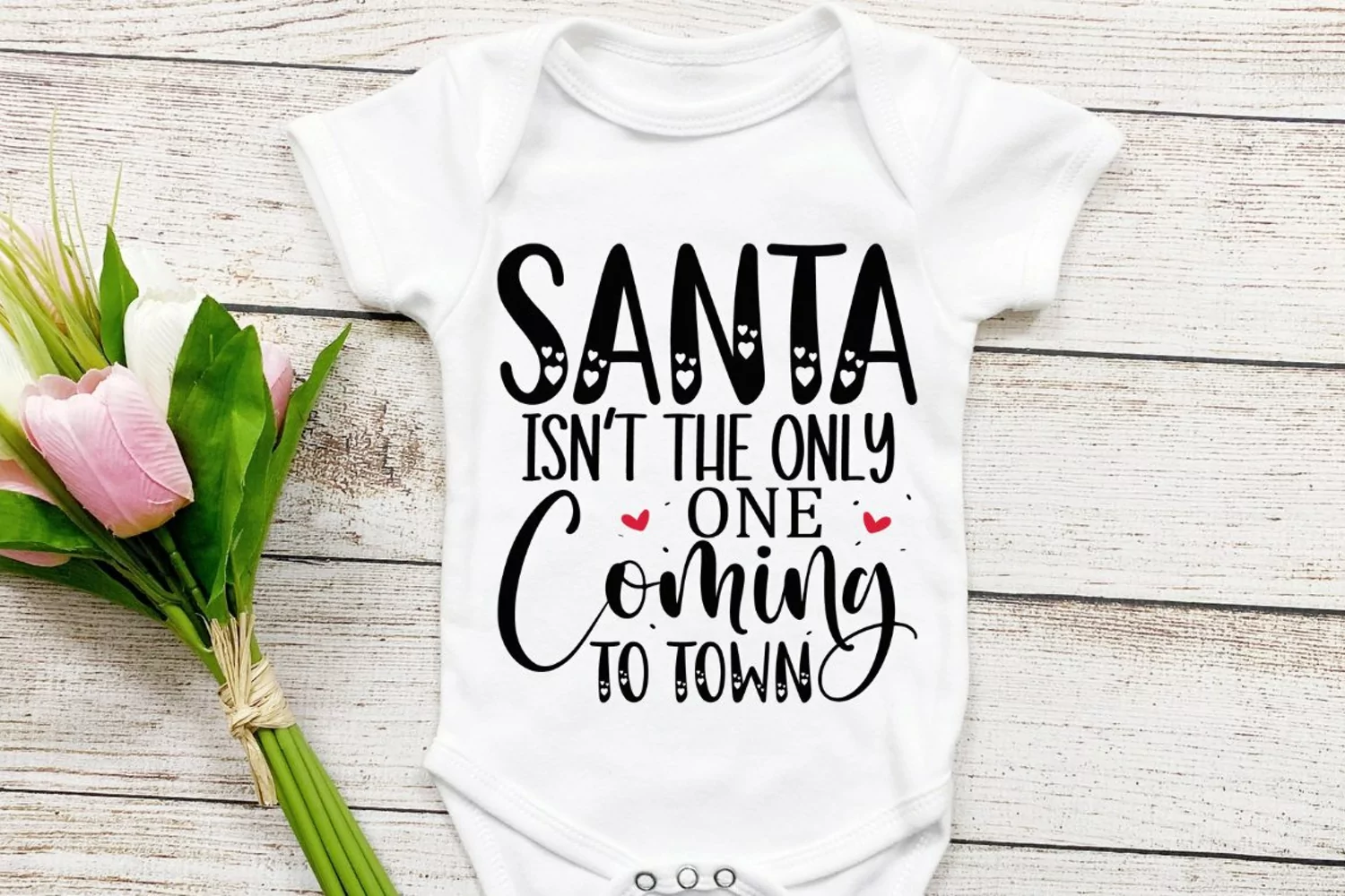 baby,bodysuit,onesie,infant,custom,announcement,new baby,christmas,santa,isn't the only one,coming this,pregnancy,birth