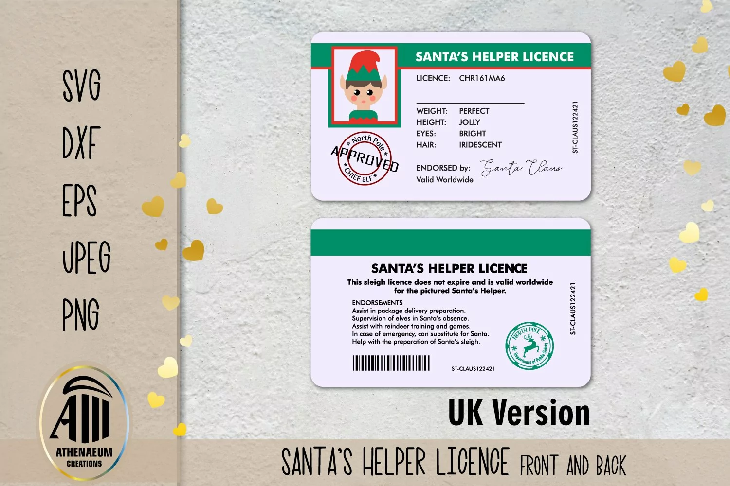 Santa's Helper Licence| Elf Licence