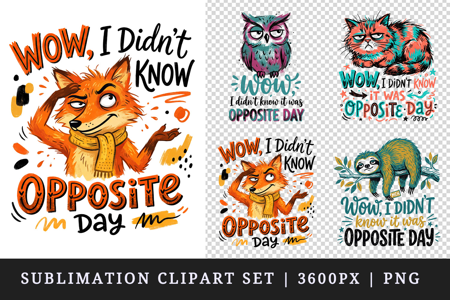 Sarcastic Quote clipart printable sublimation design png product image 1