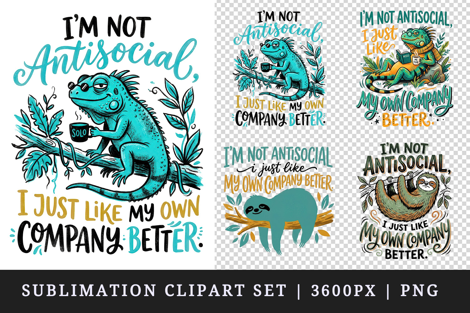 Sarcastic Quote clipart printable sublimation design png product image 1