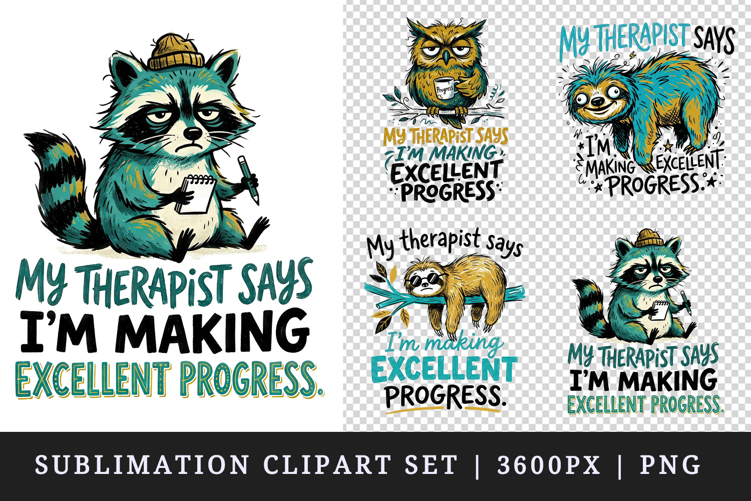 Sarcastic Quote clipart printable sublimation design png product image 1