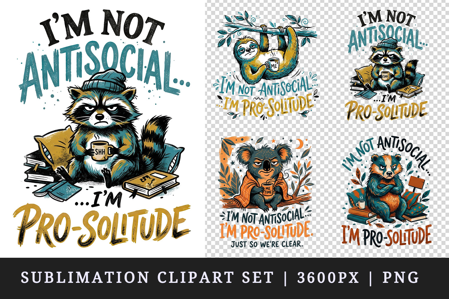 Sarcastic Quote clipart printable sublimation design png product image 1