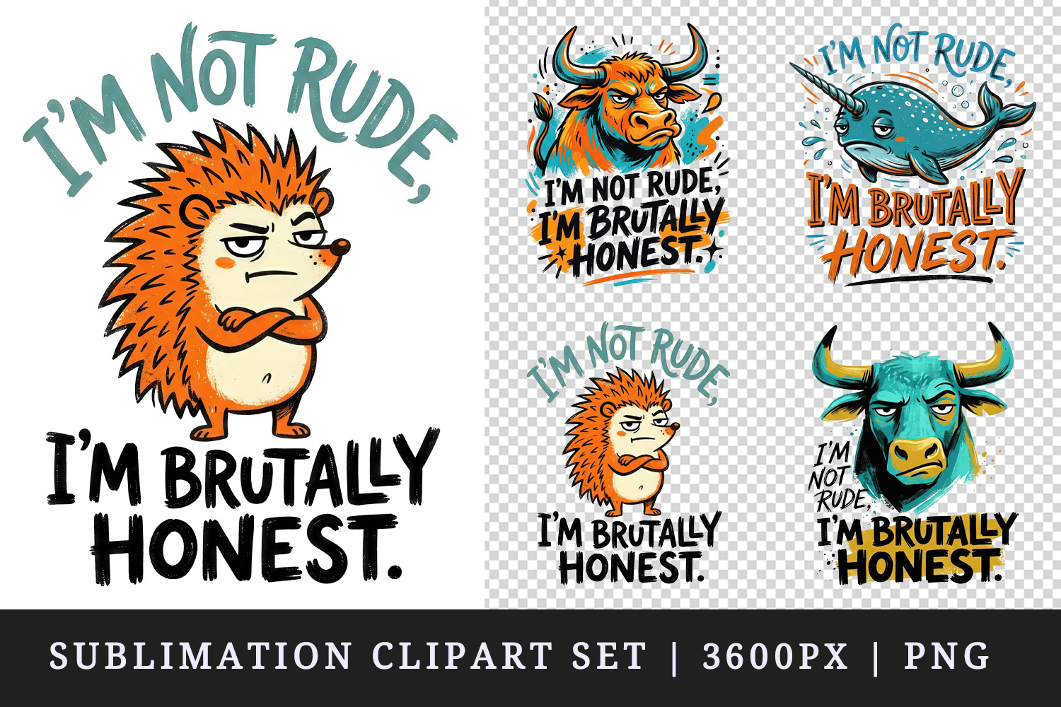 Sarcastic Quote clipart printable sublimation design png product image 1