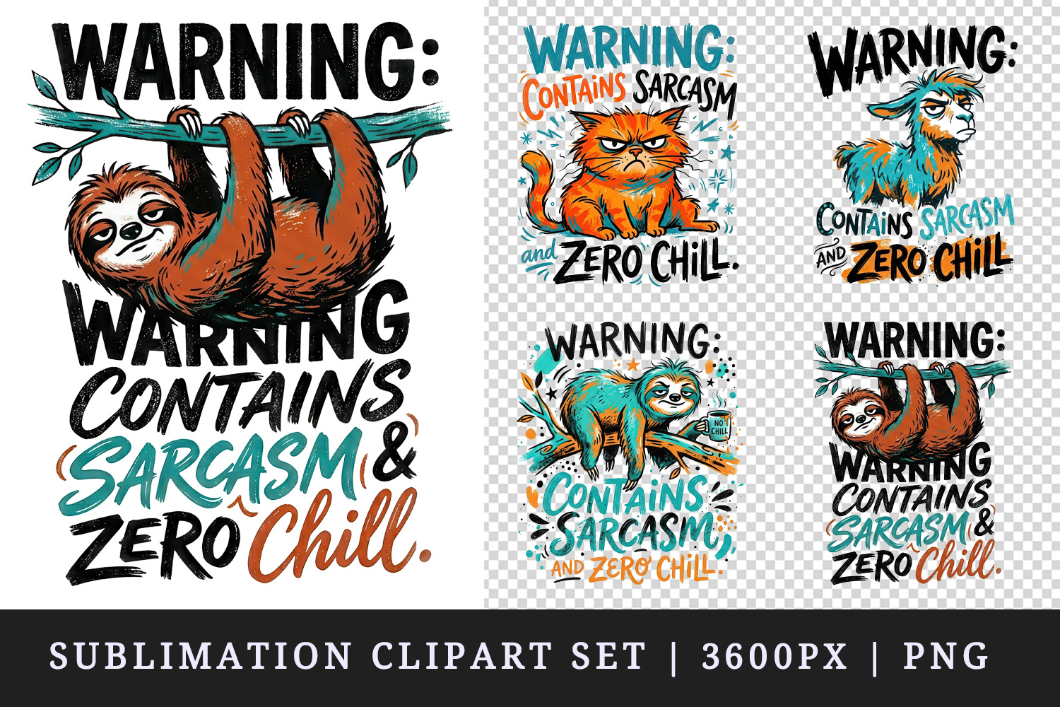 Sarcastic Quote clipart printable sublimation design png product image 1