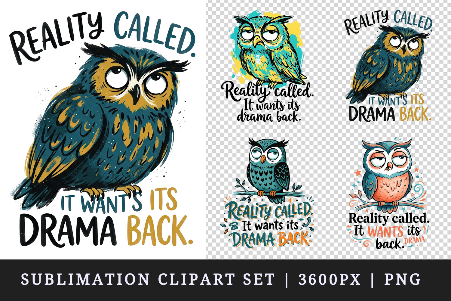 Sarcastic Quote clipart printable sublimation design png product image 1