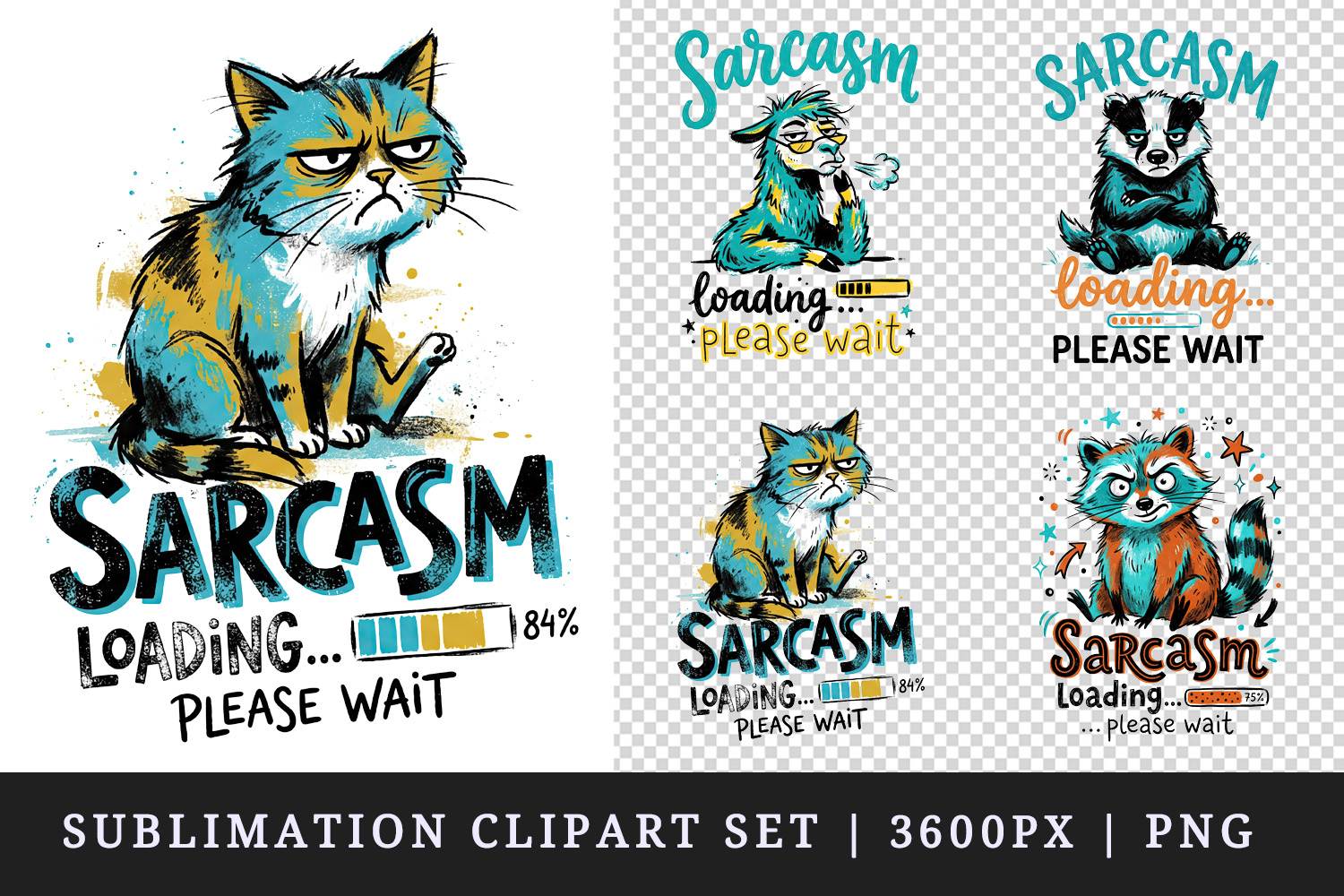 Sarcastic Quote clipart printable sublimation design png product image 1
