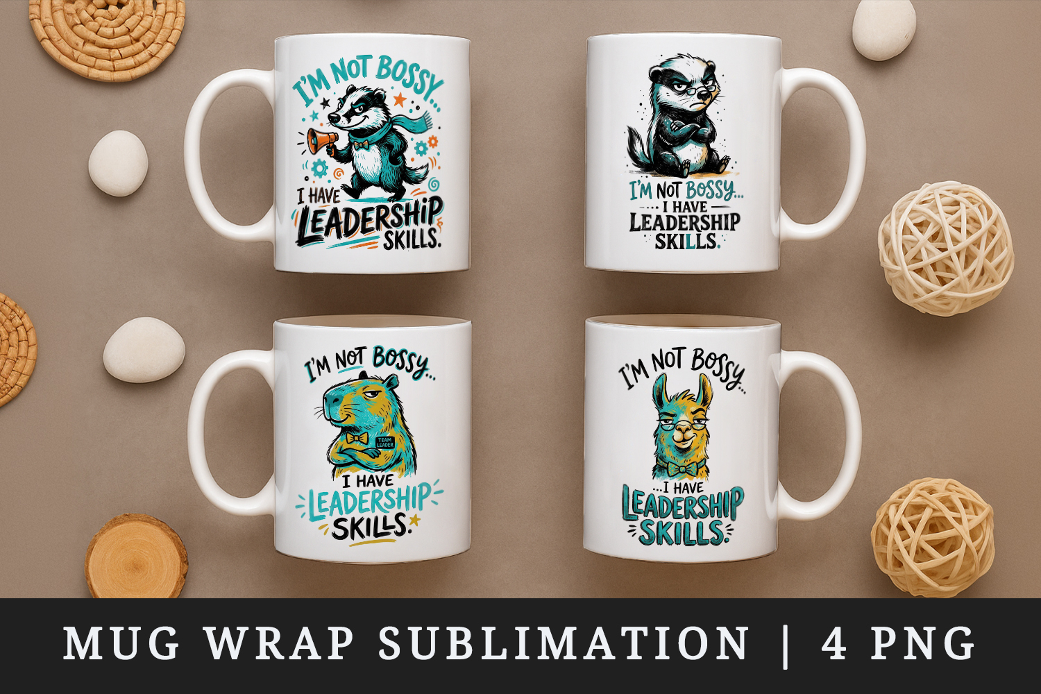 Sarcastic Quote mug wrap printable sublimation design product image 1