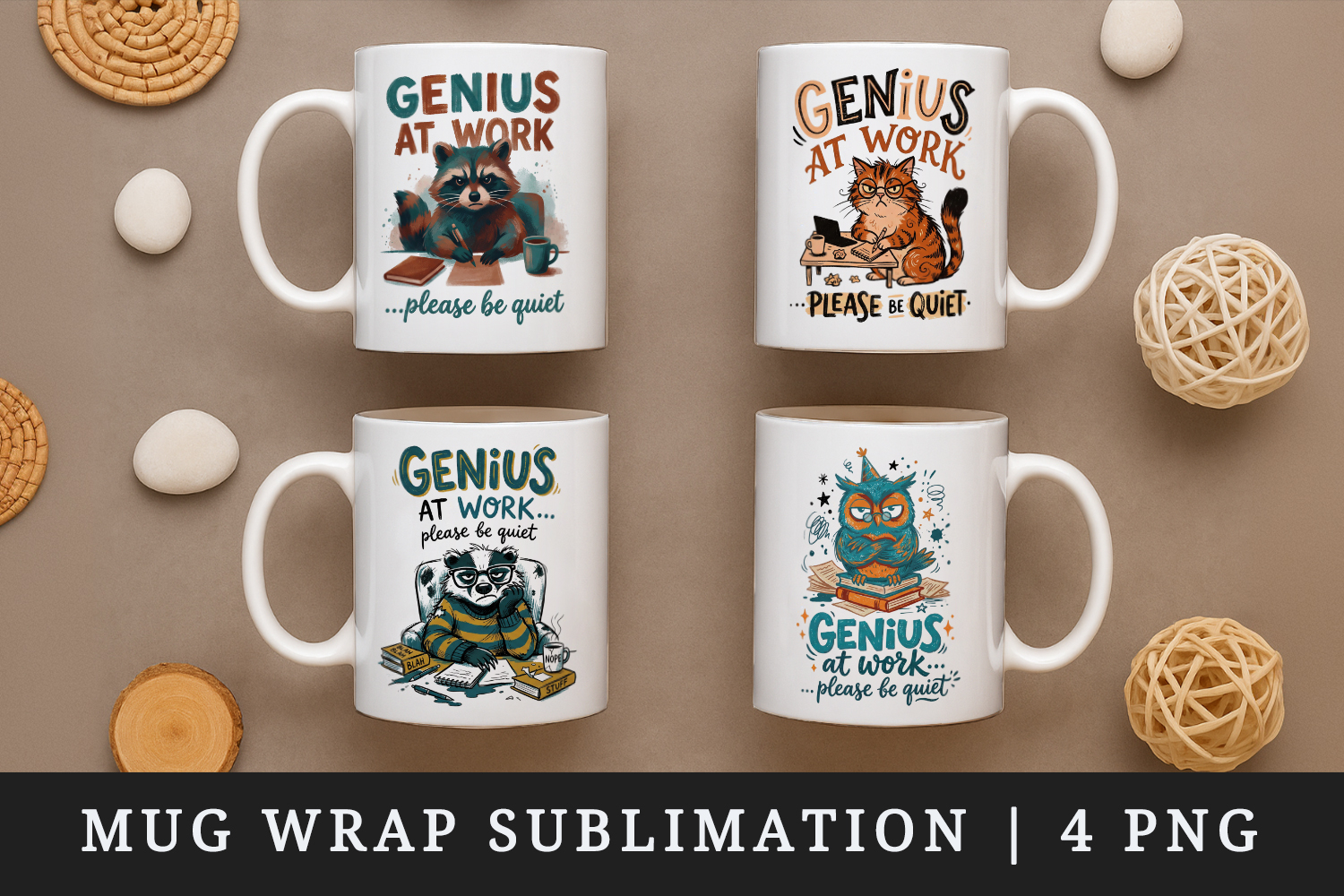 Sarcastic Quote mug wrap printable sublimation design product image 1