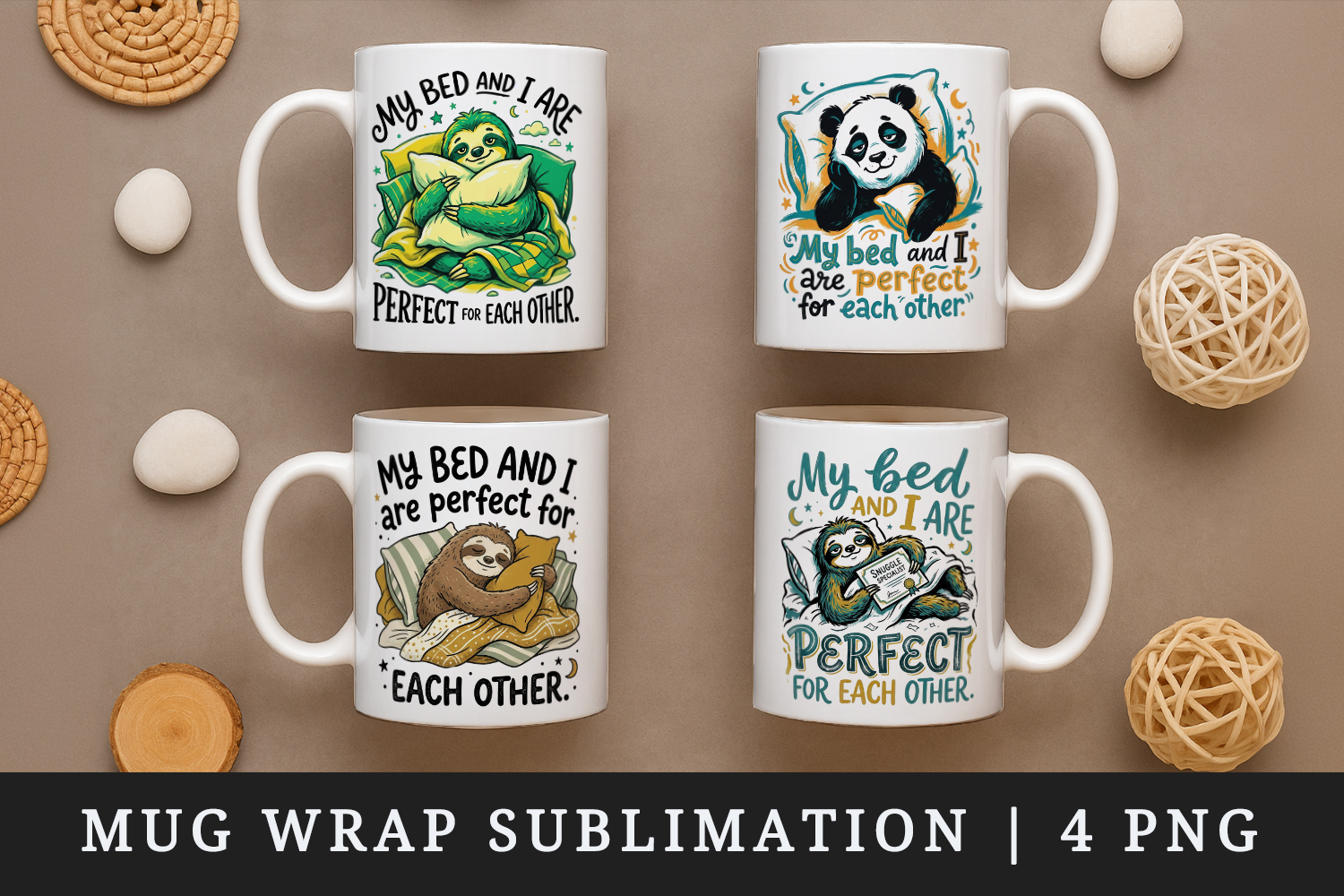 Sarcastic Quote mug wrap printable sublimation design product image 1