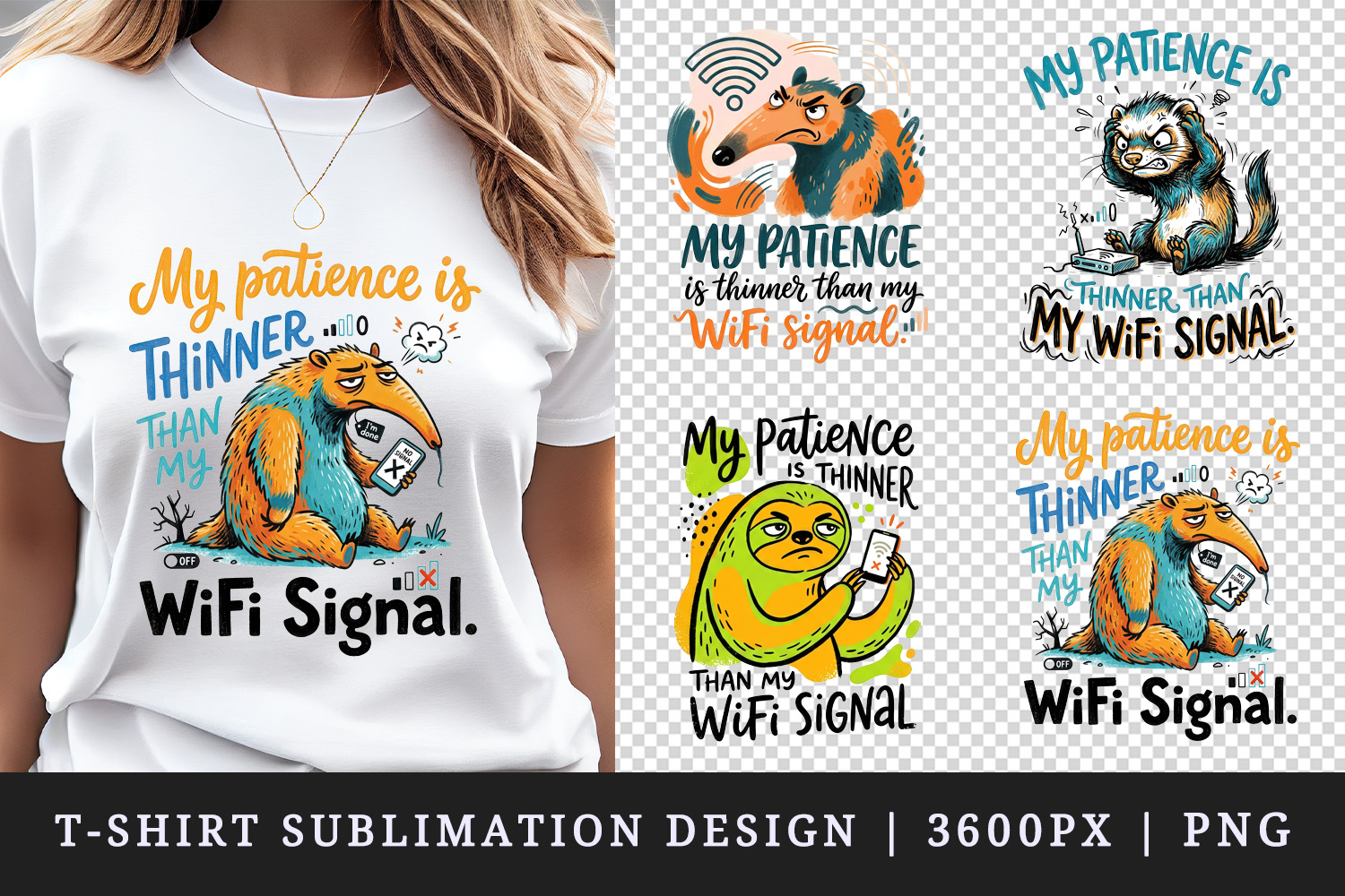 Sarcastic Quote t-shirt printable sublimation design png product image 1