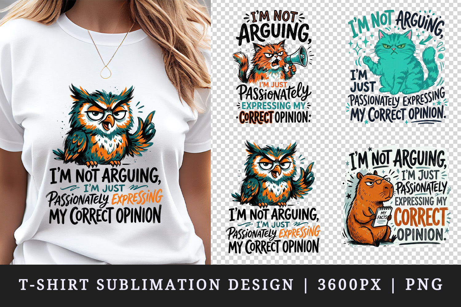 Sarcastic Quote t-shirt printable sublimation design png product image 1