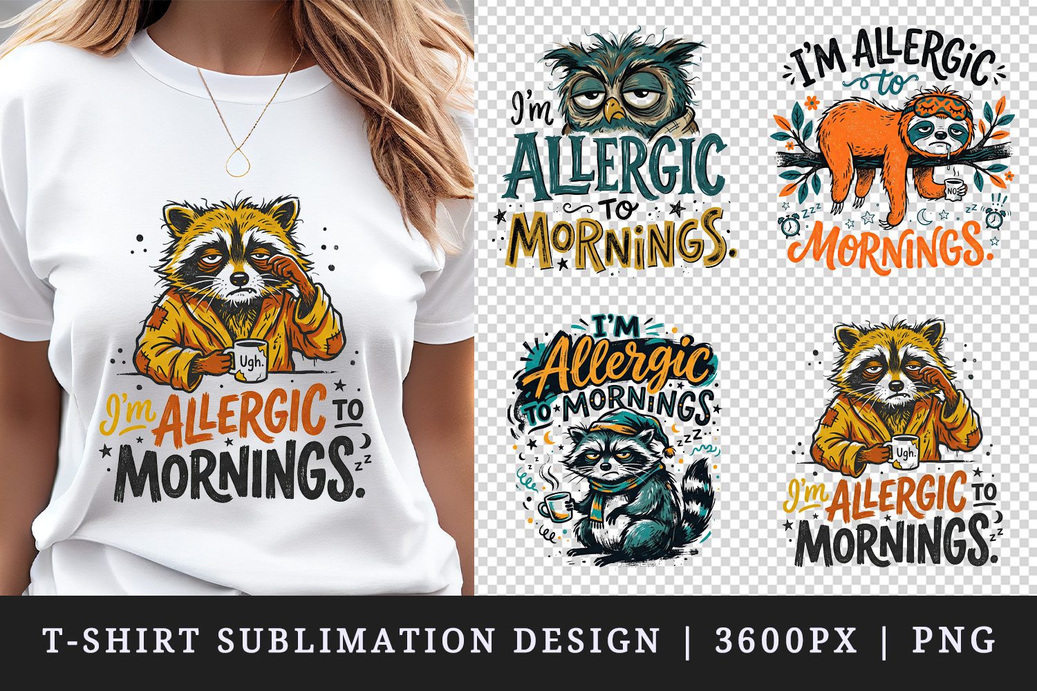 Sarcastic Quote t-shirt printable sublimation design png product image 1