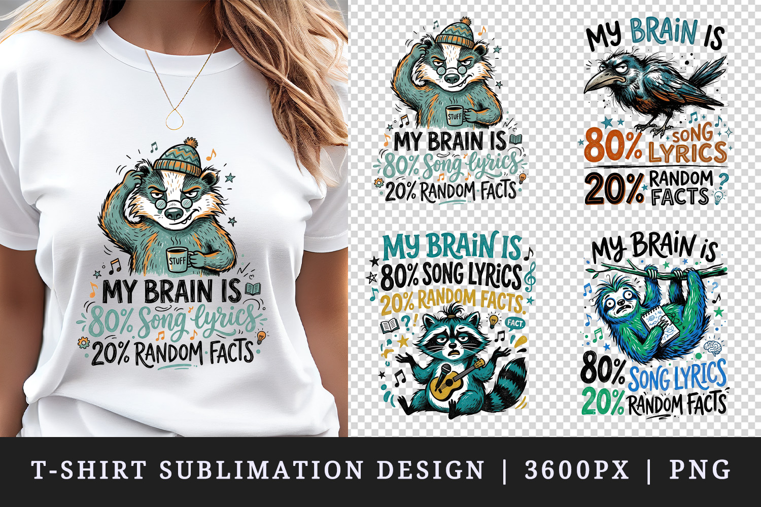 Sarcastic Quote t-shirt printable sublimation design png product image 1