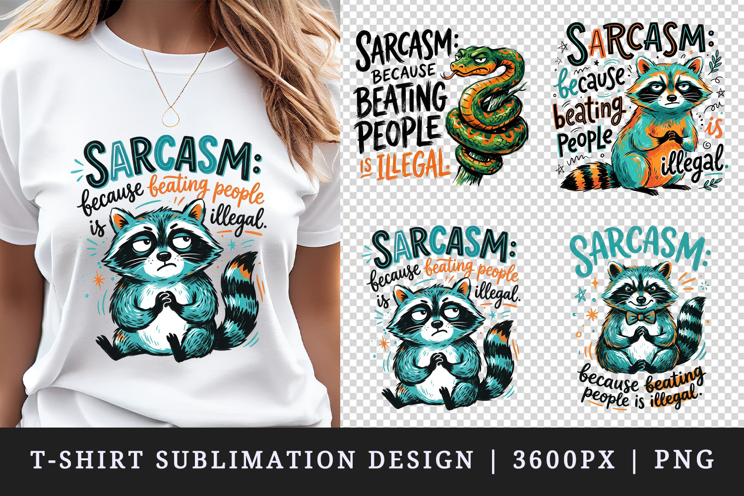 Sarcastic Quote t-shirt printable sublimation design png product image 1
