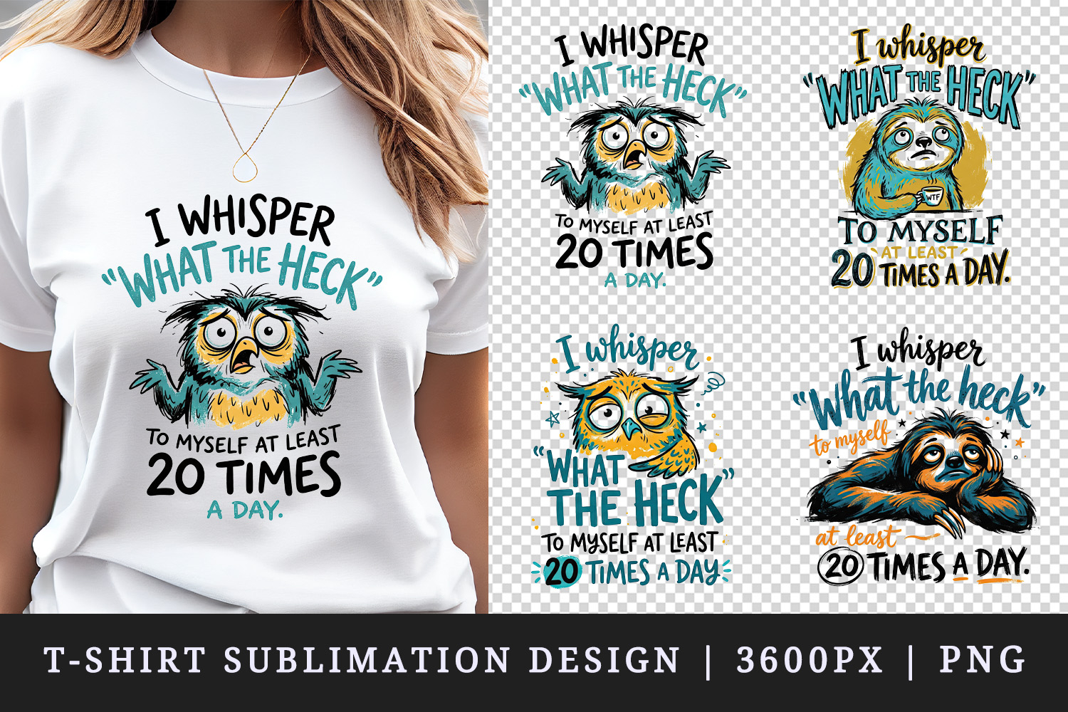 Sarcastic Quote t-shirt printable sublimation design png product image 1