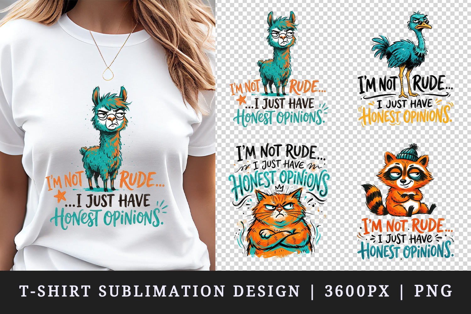 Sarcastic Quote t-shirt printable sublimation design png product image 1