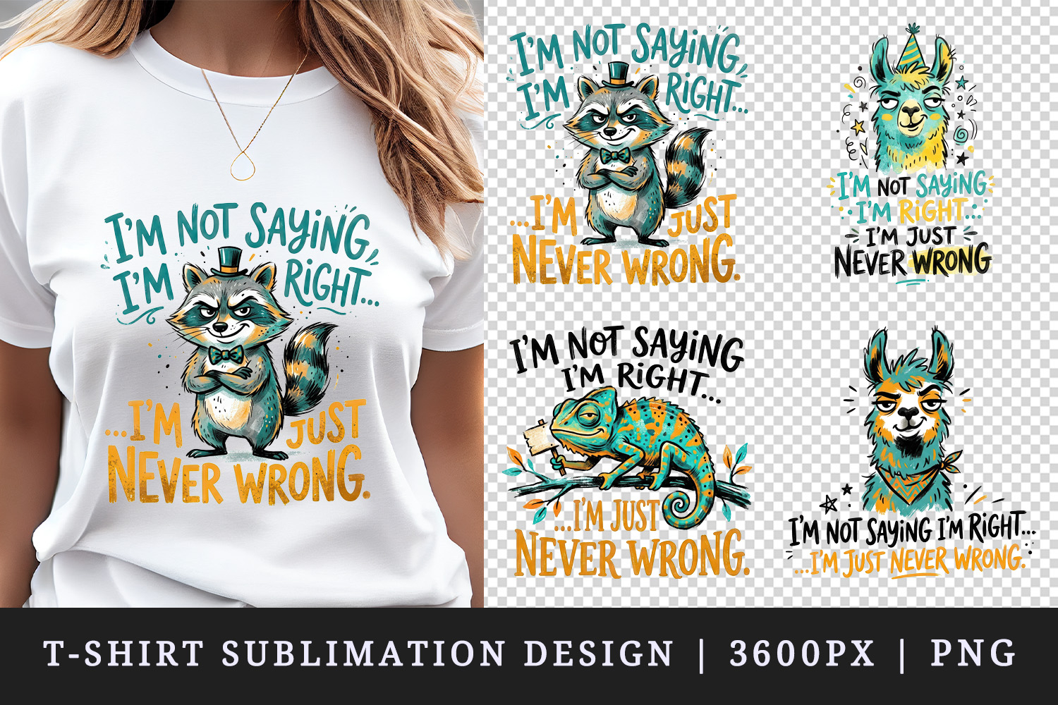 Sarcastic Quote t-shirt printable sublimation design png product image 1