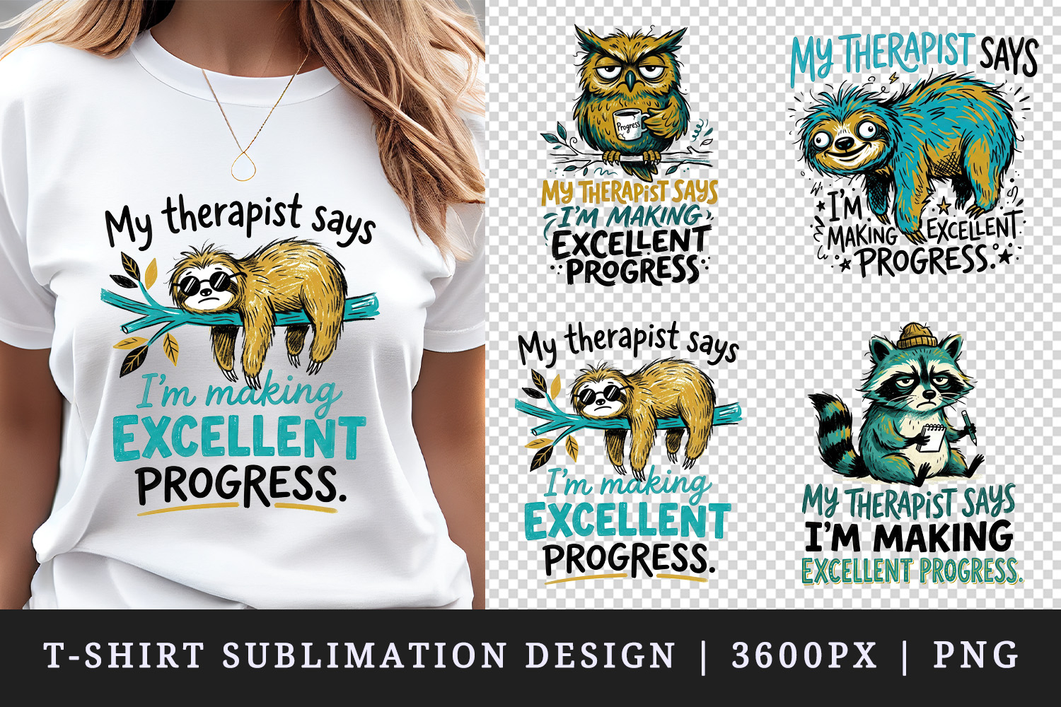 Sarcastic Quote t-shirt printable sublimation design png product image 1