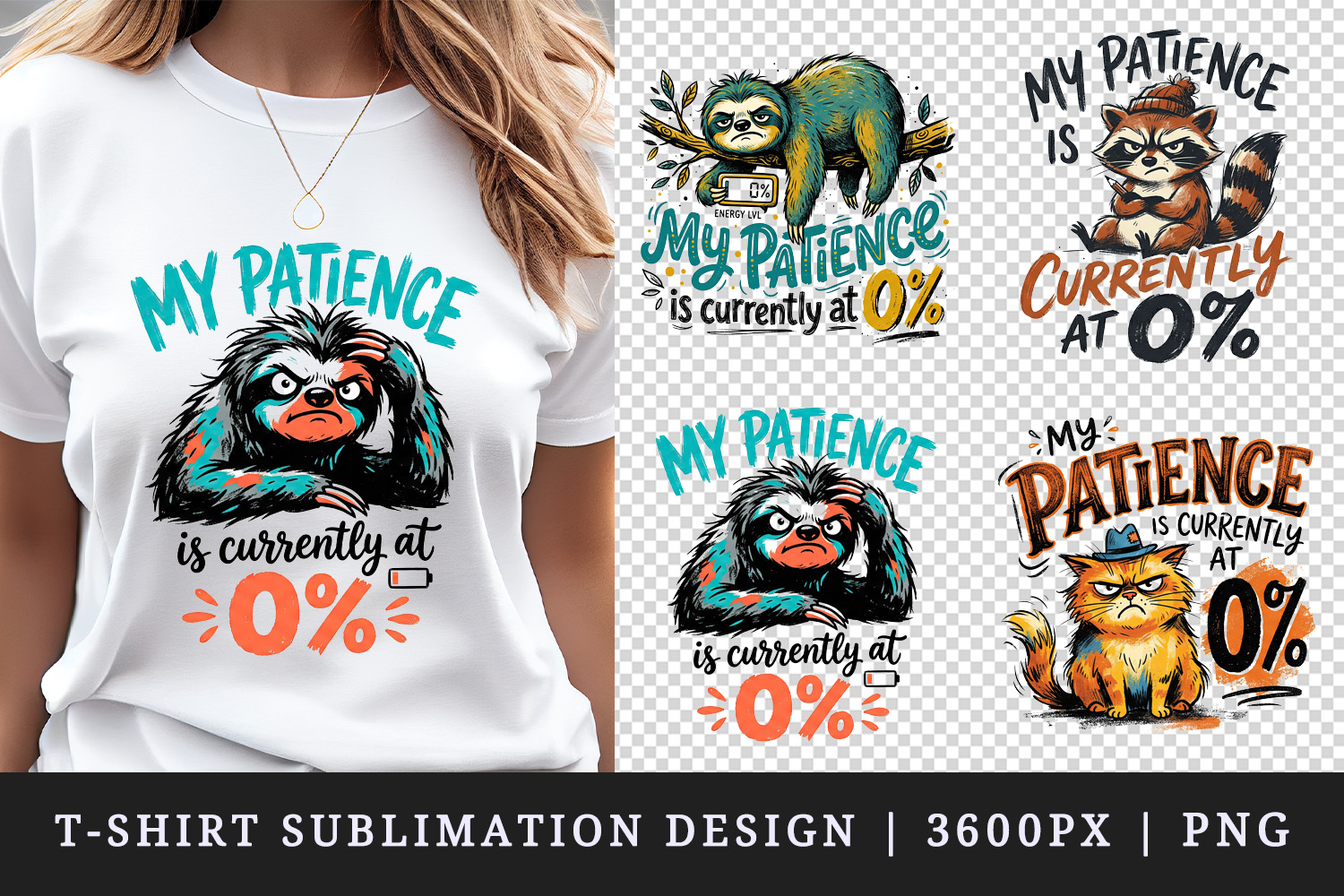 Sarcastic Quote t-shirt printable sublimation design png product image 1