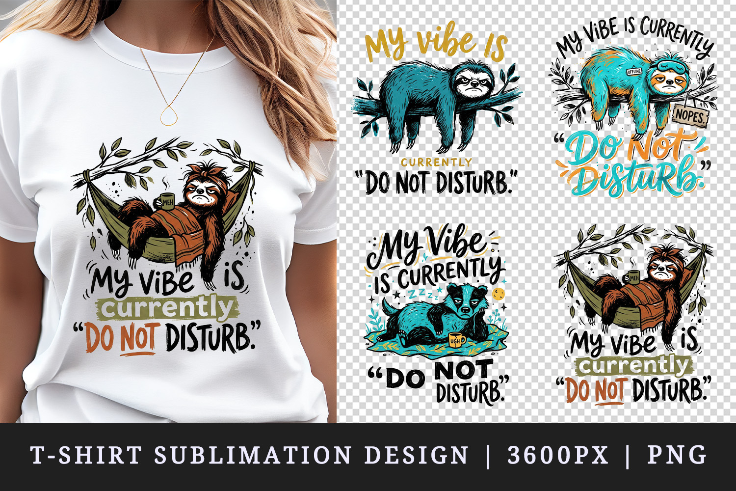 Sarcastic Quote t-shirt printable sublimation design png product image 1