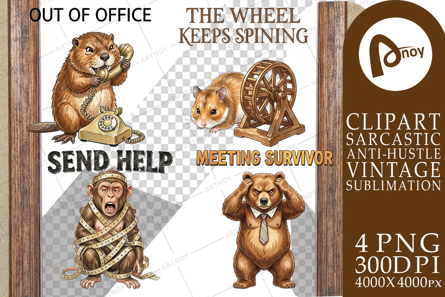 Sarcastic Work Burnout Sublimation product image 1