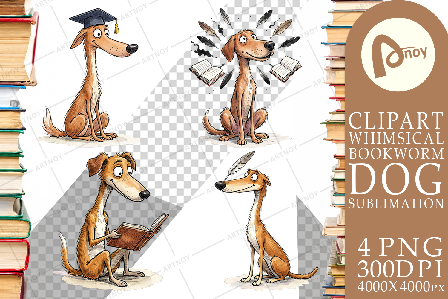Scholarly Canine Dog Sublimation product image 1