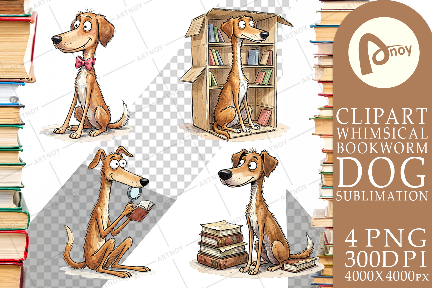 Scholarly Canine Dog Sublimation product image 1