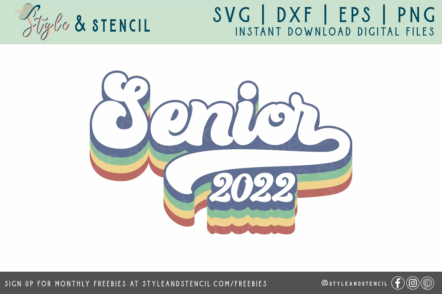 Class of 2022 | Senior SVG | Graduation product image 1