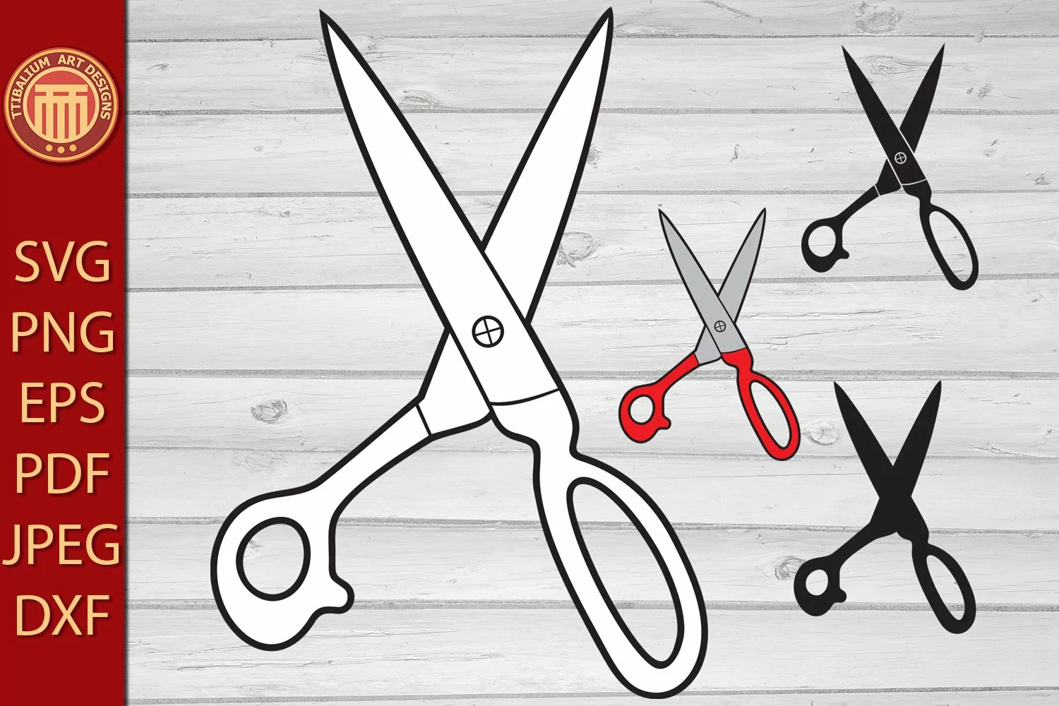 Scissors - eps, dxf, jpg, svg, pdf, png files product image 1