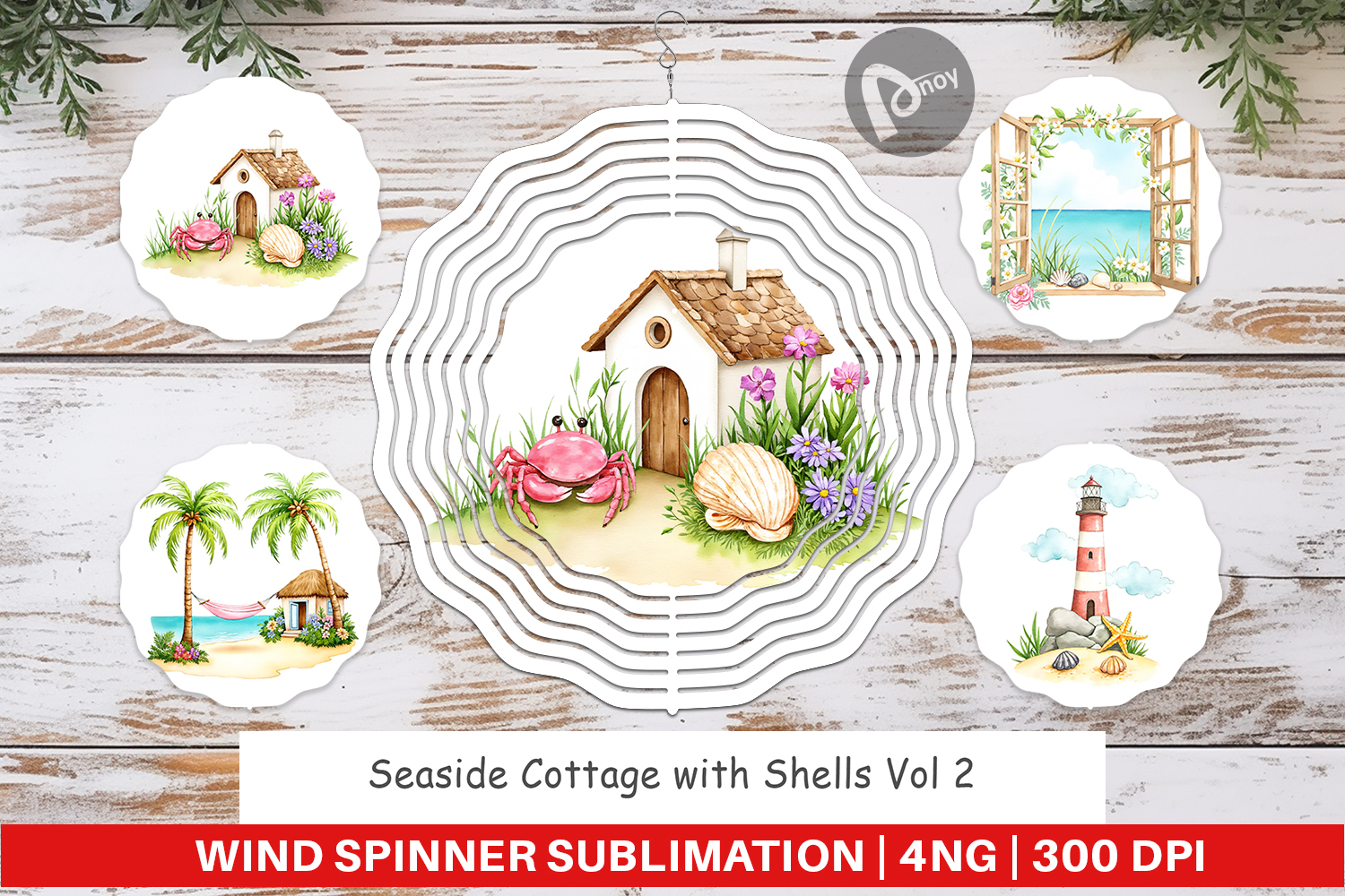 Wind Spinner Seaside Cottage product image 1