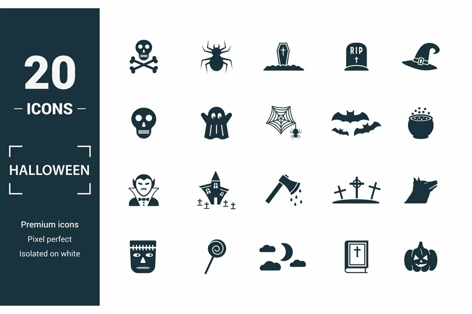 Halloween icon set