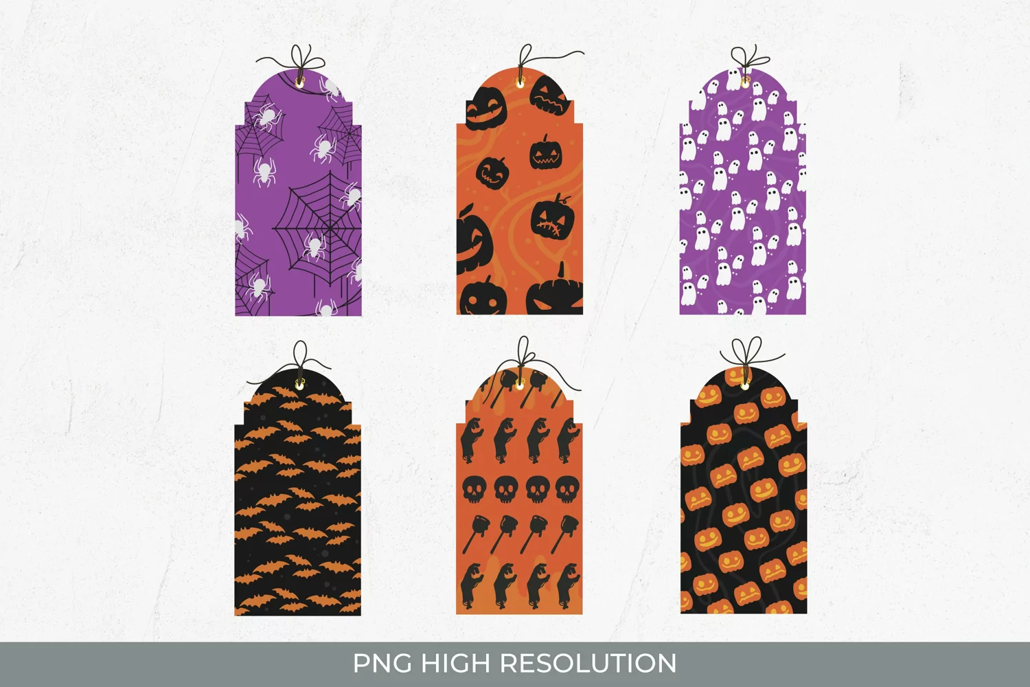 Halloween Pattern Tag Set product image 1