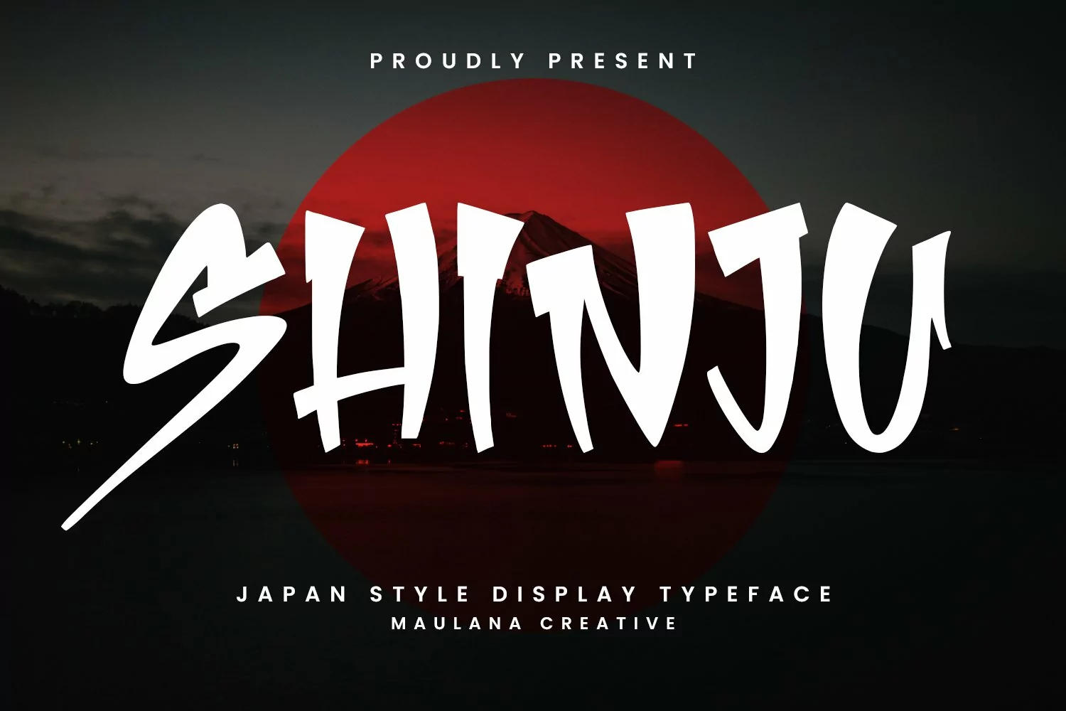 Shinju Display Japanese Handmade Font Typeface product image 1