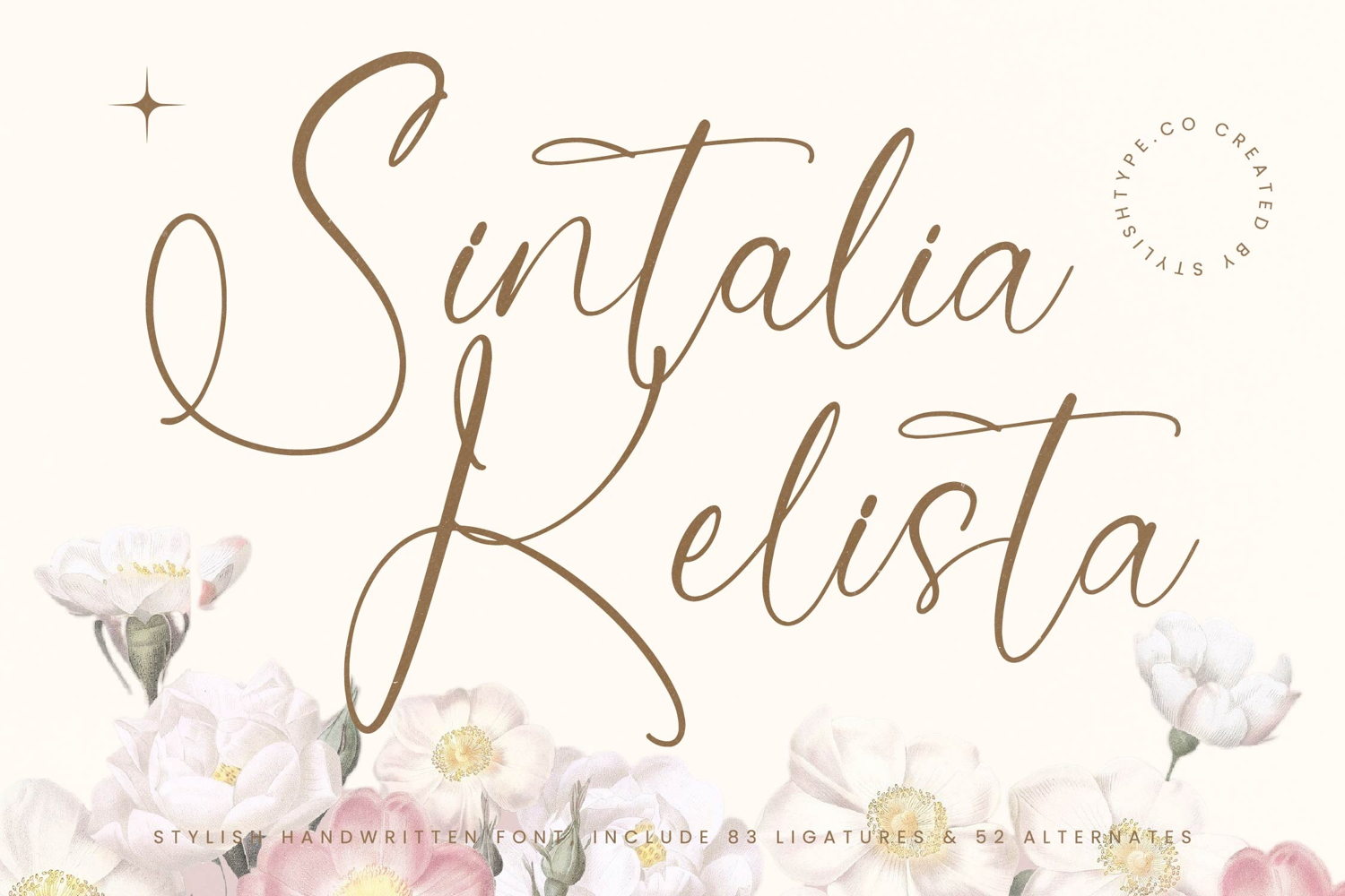 Sintalia Kelista - Stylish Handwritten Font product image 1