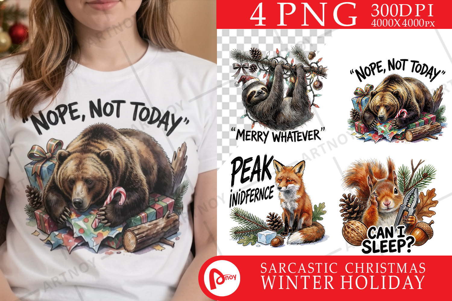 Apathetic Animals Sublimation product image 1