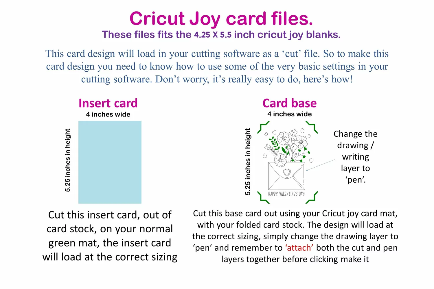 Cricut Joy SVG | Valentine's Day Greeting Card product image 1