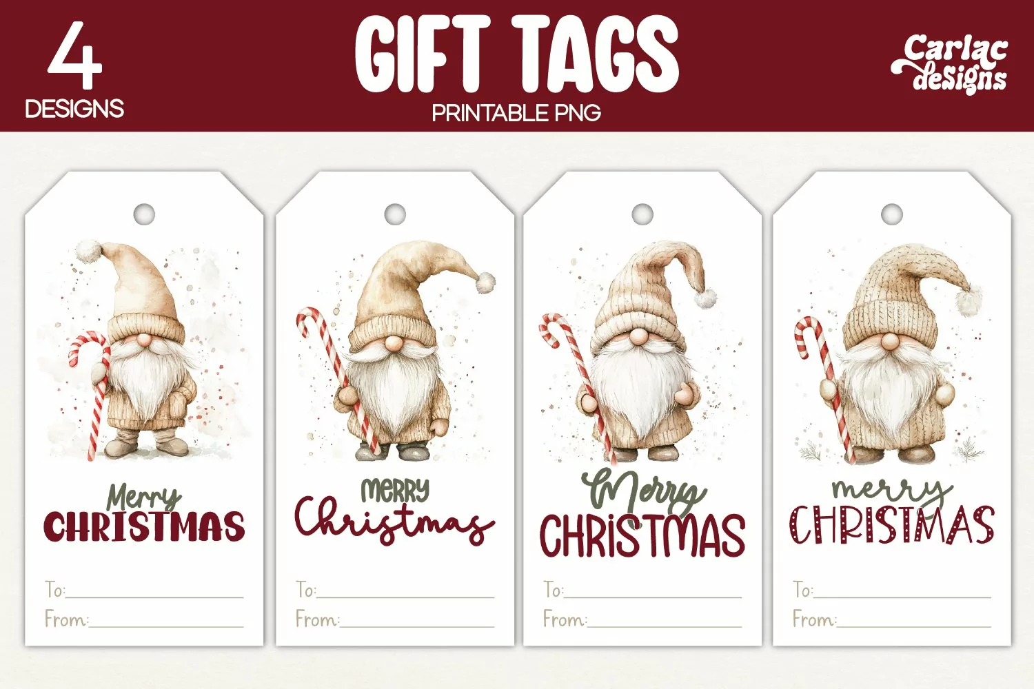 snowman gift tags