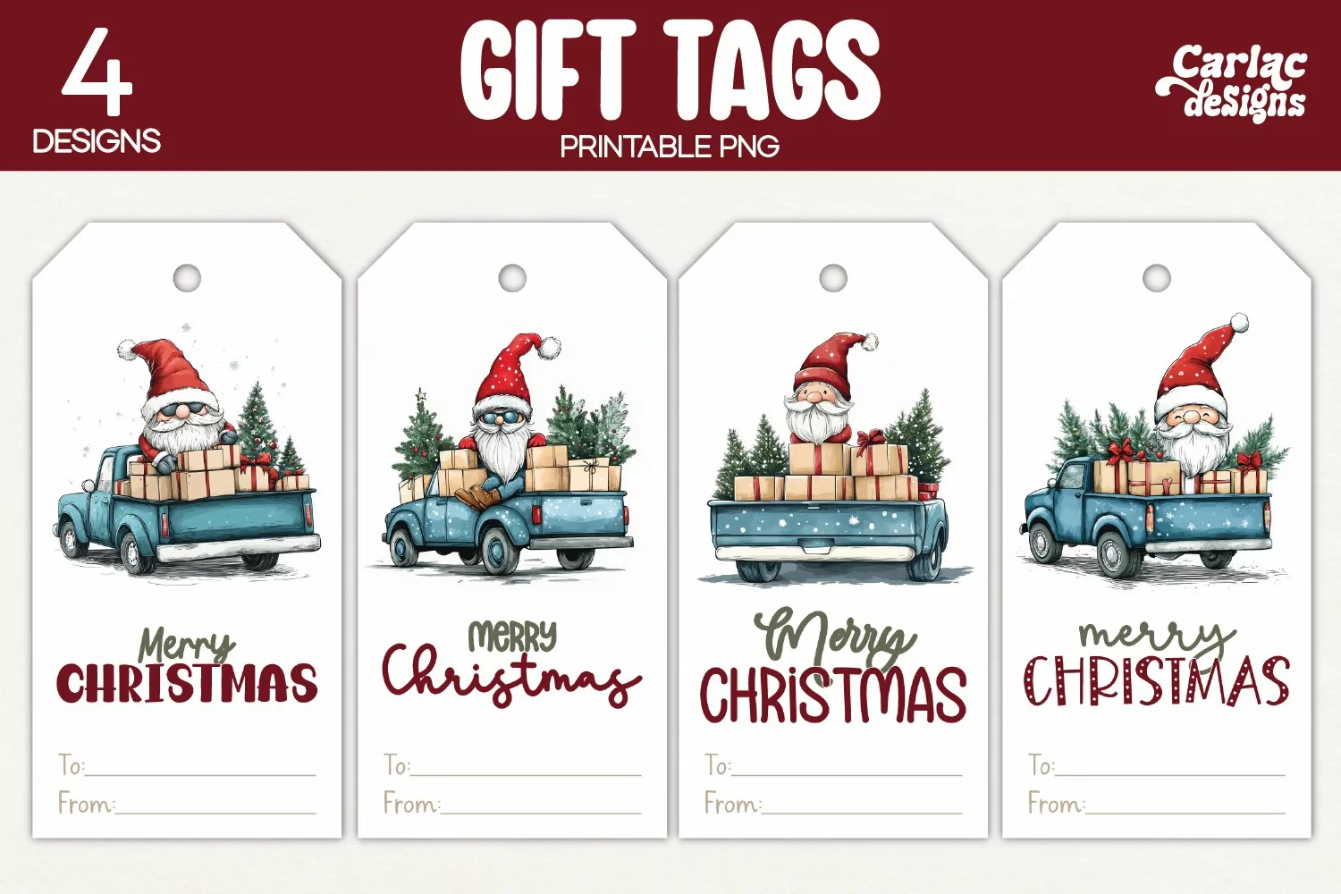 snowman gift tags