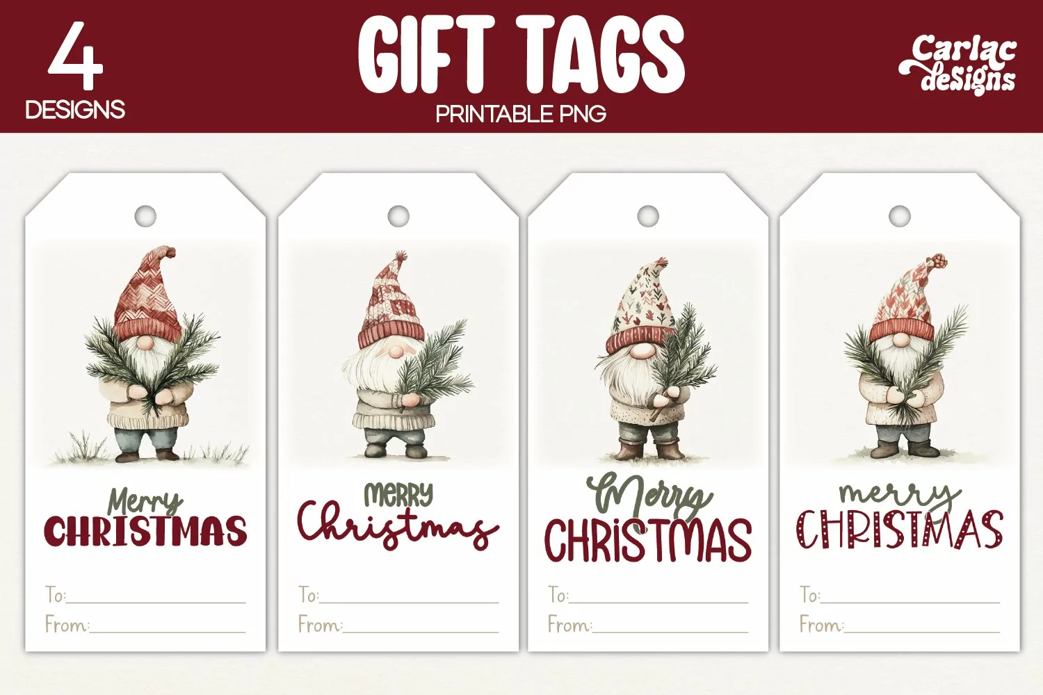 snowman gift tags