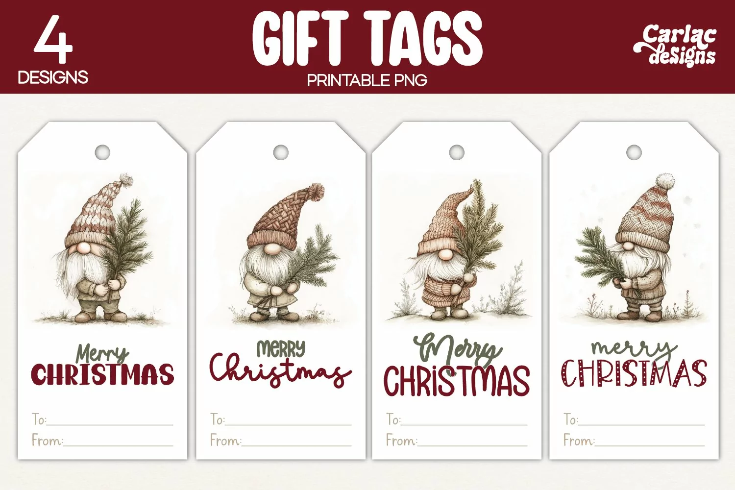 snowman gift tags