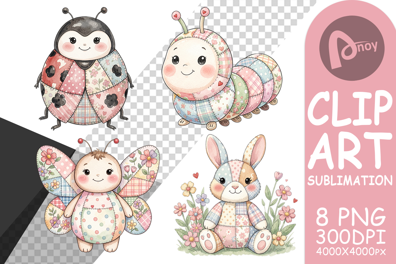 Soft Garden Patchwork Sublimation product image 1