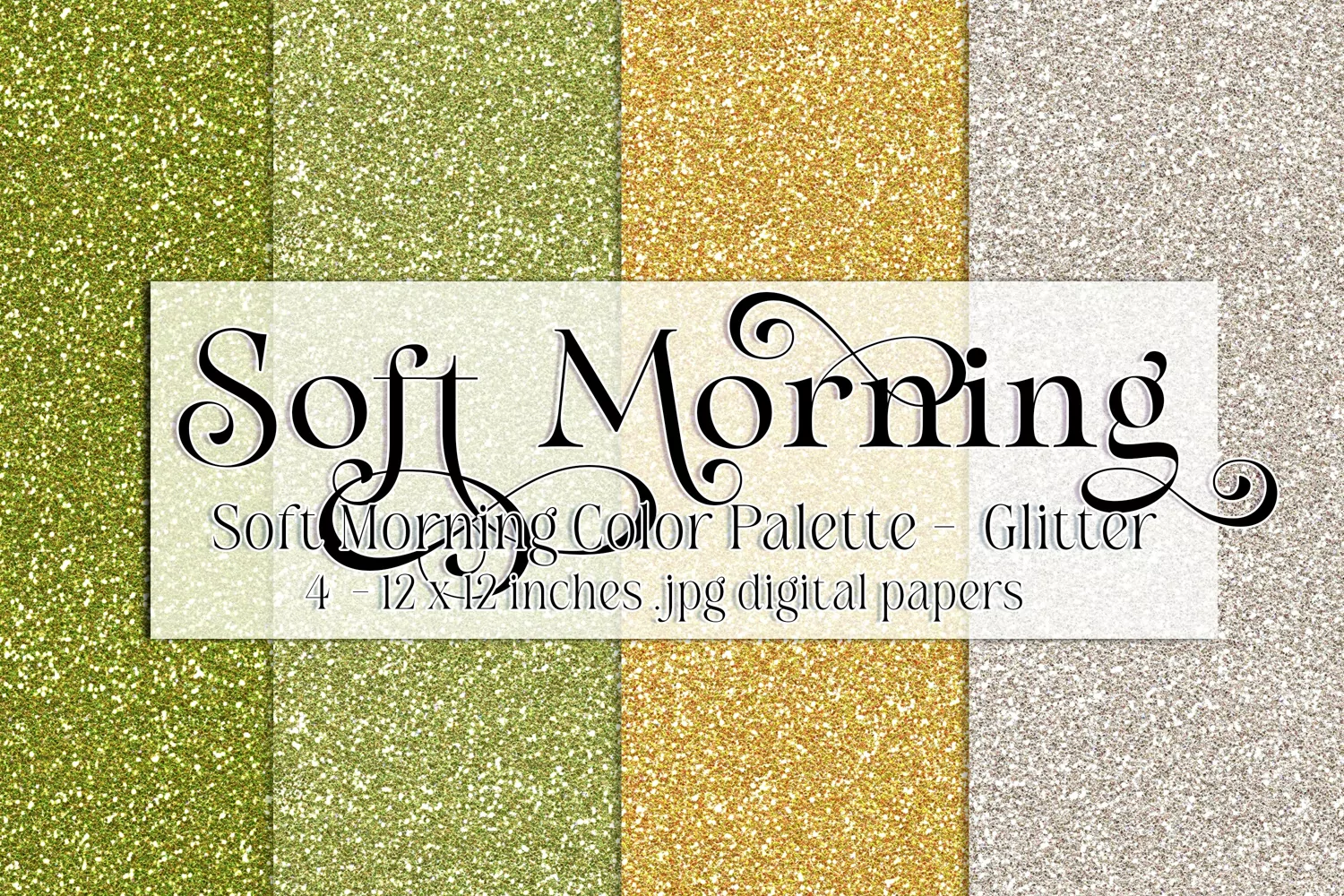 Soft Morning Color Palette, Pastels, Soft Shades, Glitter 2 product image 1