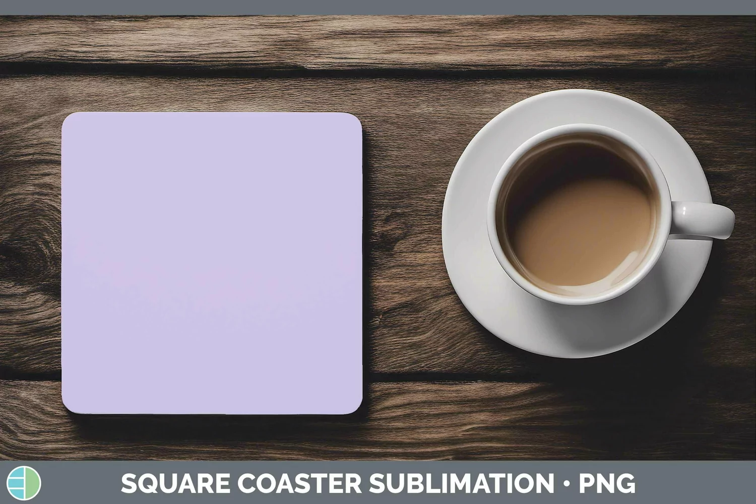 GorgeousSolid Color Square Coaster design.