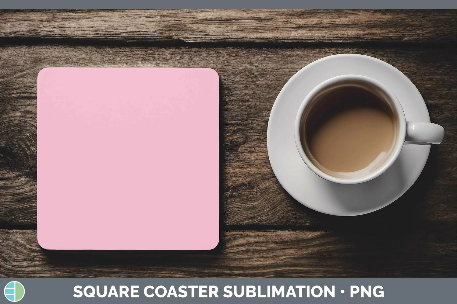 GorgeousSolid Color Square Coaster design.