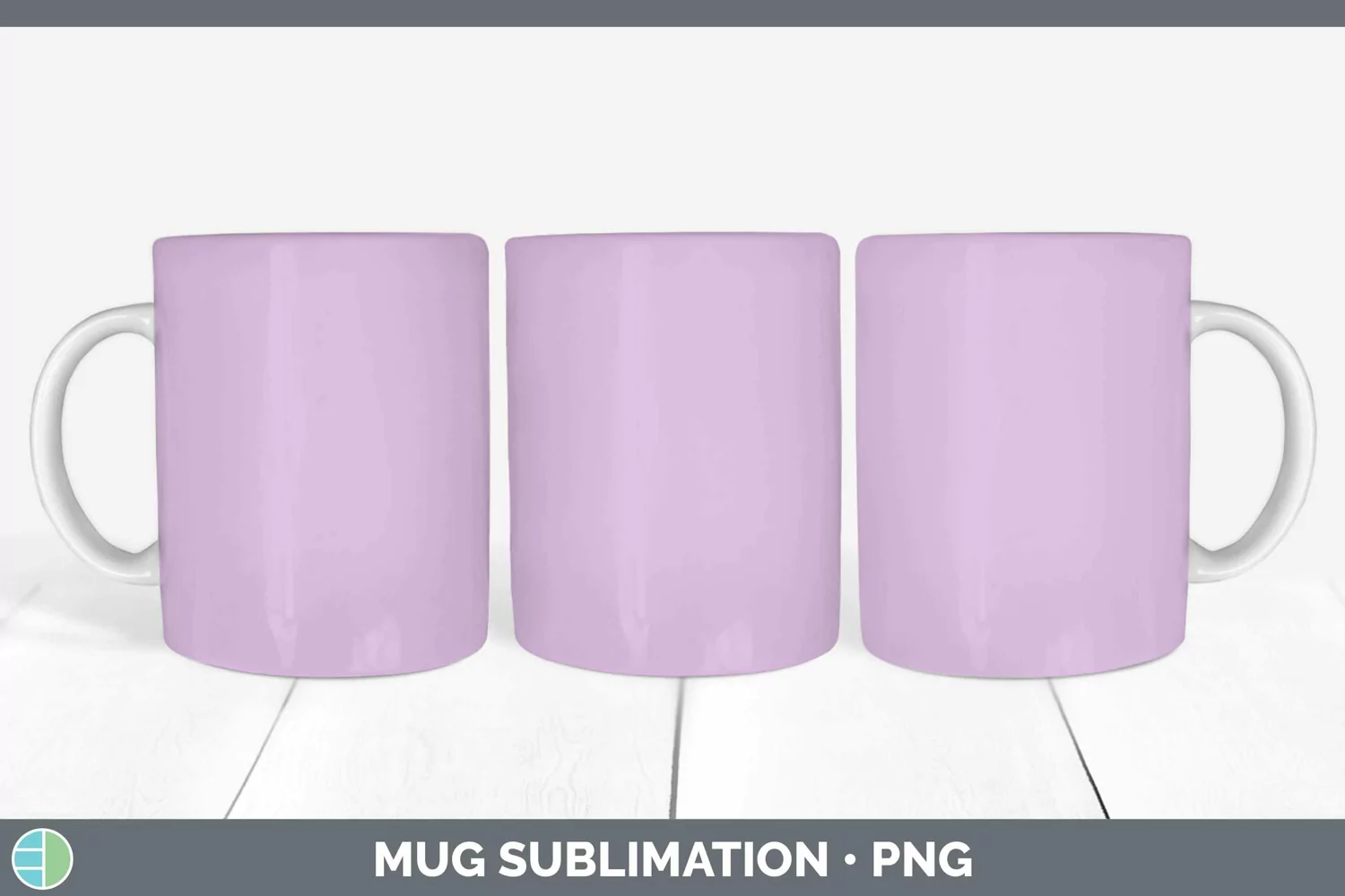 GorgeousSolid Color Mug Wrap design.