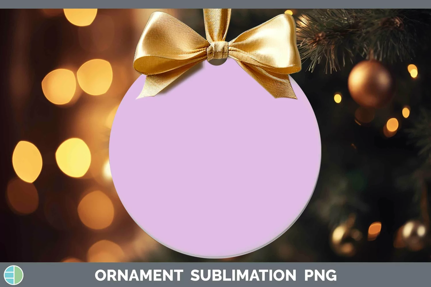GorgeousSolid Color Ornament design.