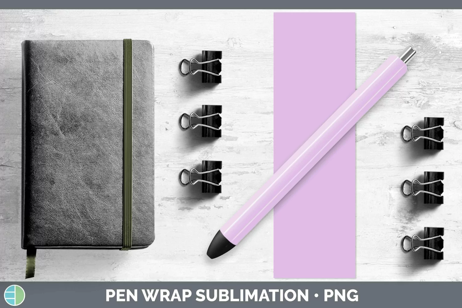 GorgeousSolid Color Pen Wrap design.